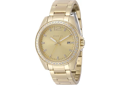 Invicta Women's 49847 Angel Quartz PC32 Gold Dial Watch