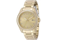 Invicta Women's 49847 Angel Quartz PC32 Gold Dial Watch