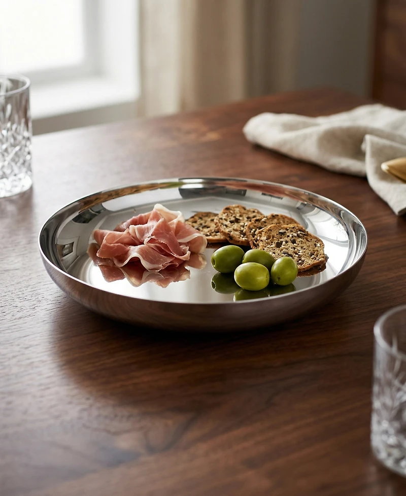 Godinger Guilded Small Round 11.75" Serving Bowl