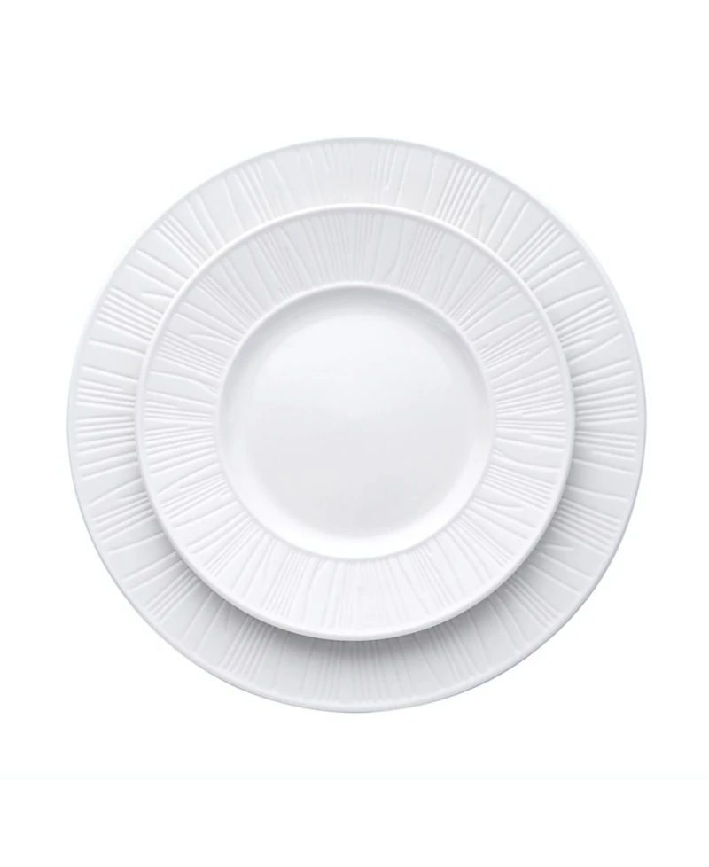 Godinger Starburst Porcelain 12-Pc. Dinnerware Set, Service For 4