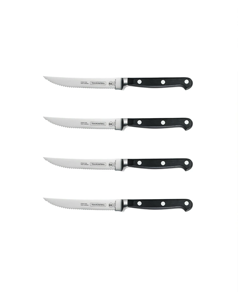 Tramontina Pro Series Forged 4-Pc. Serrated Steak Knife Set