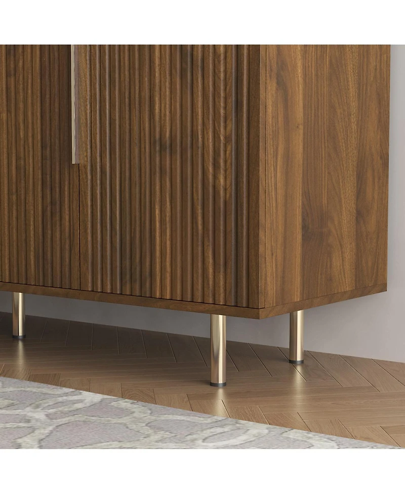 Streamdale Furniture Modern Wood Buffet Cabinet with Storage