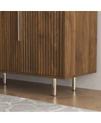 Streamdale Furniture Modern Wood Buffet Cabinet with Storage