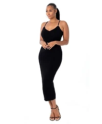 Dai Moda Women's Draya Long Sweater Dress