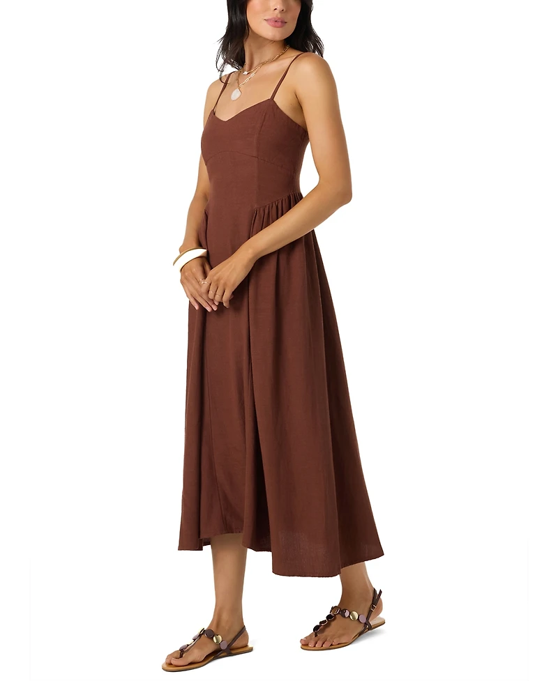 O'Neill Women's Linden Woven Midi Dress