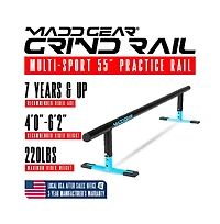 Madd Gear 55" Round Skate Rail