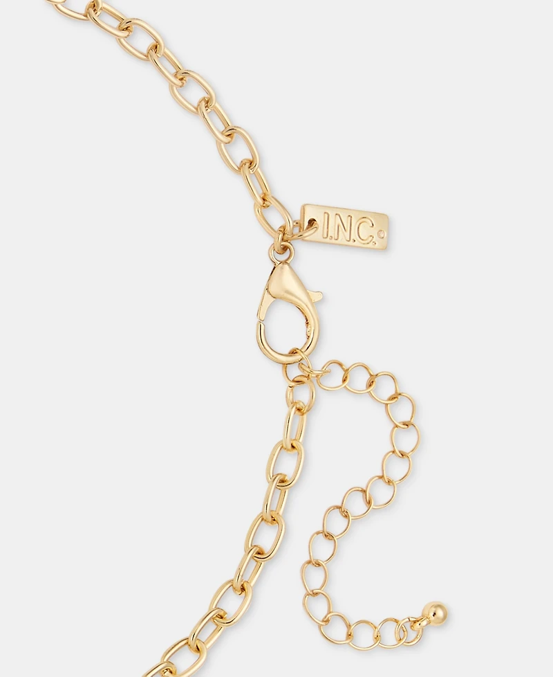 I.n.c. International Concepts Sculptural Pendant Necklace, 15" + 3" extender, Macy's Exclusive