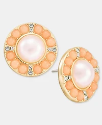 Charter Club Mixed Stone Stud Earrings, Macy's Exclusive