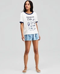 And Now This Women's Beach Club Graphic T-Shirt, Macy's Exclusive