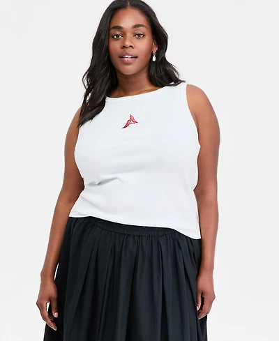 On 34th Trendy Plus Pepper-Embroidered Tank Top, Macy's Exclusive