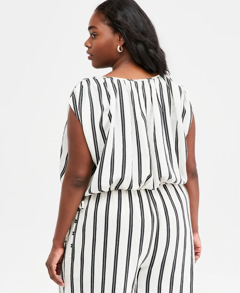 On 34th Trendy Plus Emma Sleeveless Side-Tie Top, Macy's Exclusive