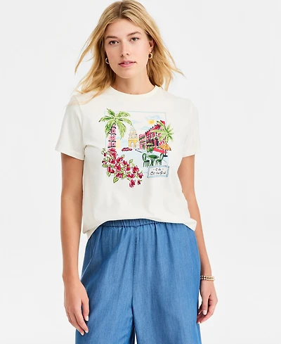On 34th Women's Off The Grid Graphic T-Shirt, Macy's Exclusive
