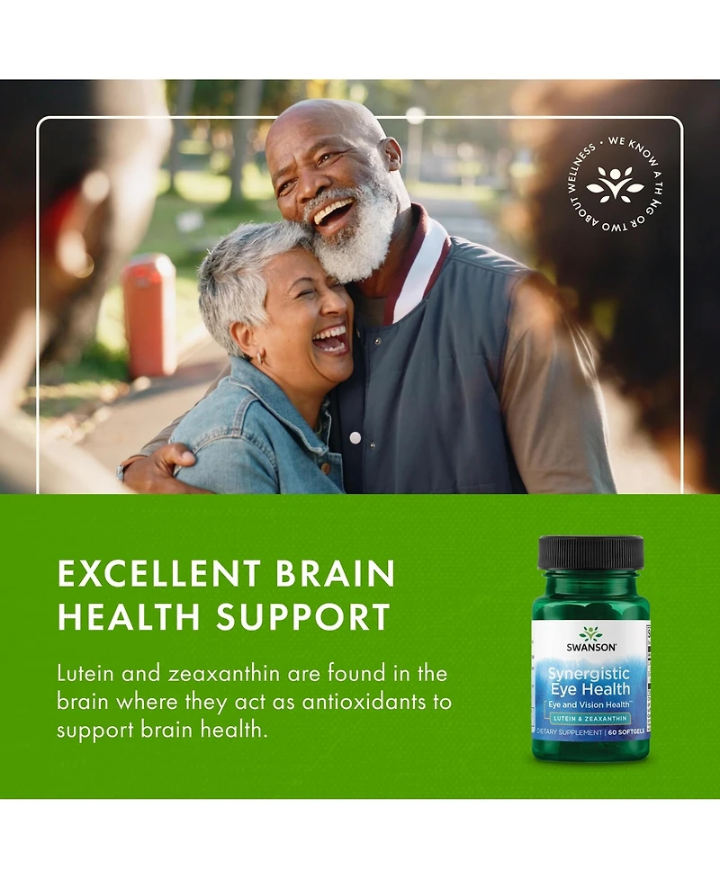 Swanson Lutein and Zeaxanthin, Eye Health, Vision, Retina and Macula Support, Lutein 20 mg and OmniXan Zeaxanthin 2 mg, 60 Softgels