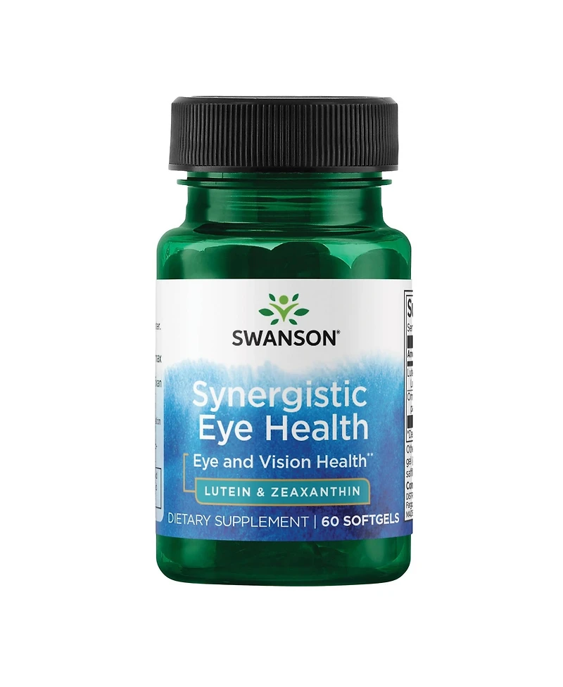 Swanson Lutein and Zeaxanthin, Eye Health, Vision, Retina and Macula Support, Lutein 20 mg and OmniXan Zeaxanthin 2 mg, 60 Softgels