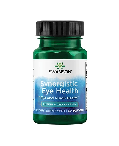 Swanson Lutein and Zeaxanthin, Eye Health, Vision, Retina and Macula Support, Lutein 20 mg and OmniXan Zeaxanthin 2 mg, 60 Softgels