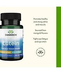 Swanson Lutein 20 Milligrams 120 Sgels