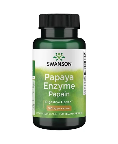 Swanson Papain Papaya Enzyme 100 Milligrams 90 Veg Capsules