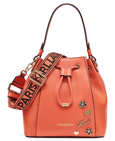 Karl Lagerfeld Paris Adele Extra-Large Bucket Handbag