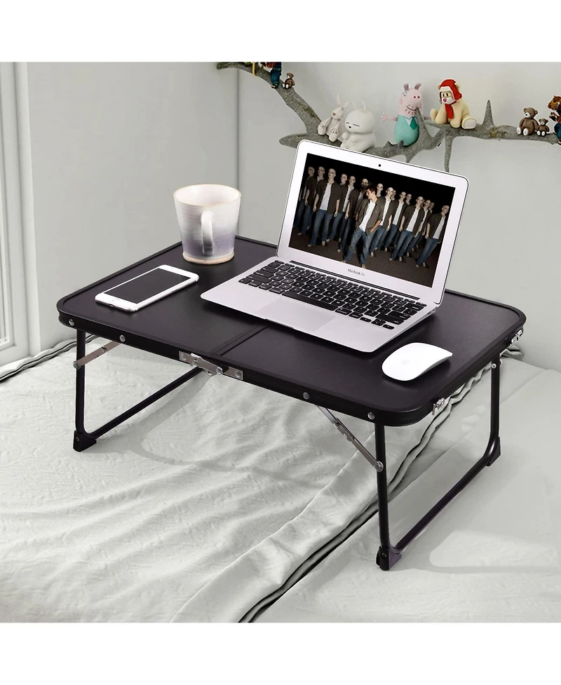 Gnuadz Foldable Laptop Desk Bed Table Portable Storage