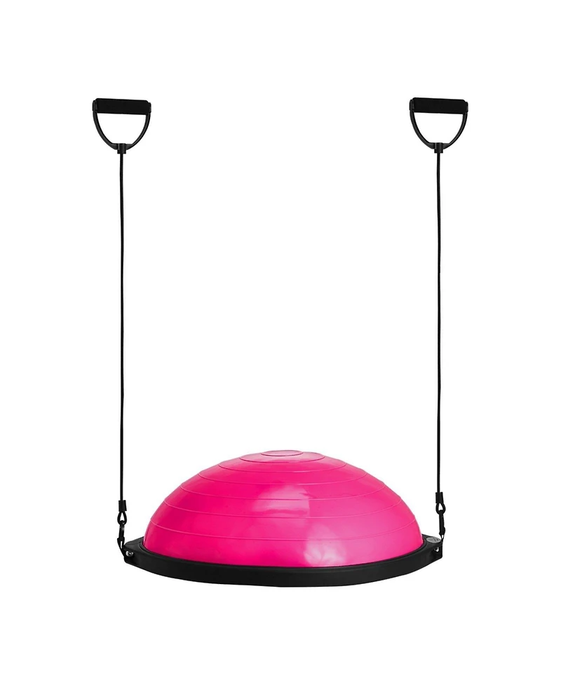 Mecale Half Balance Ball Trainer 1500 lbs with Resistance Bands