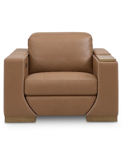 Holtman 33" Leather Power Recliner