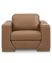 Holtman 33" Leather Power Recliner