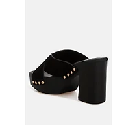 Rag & Co Women's Mearsk Genuine Suede Leather Clogs