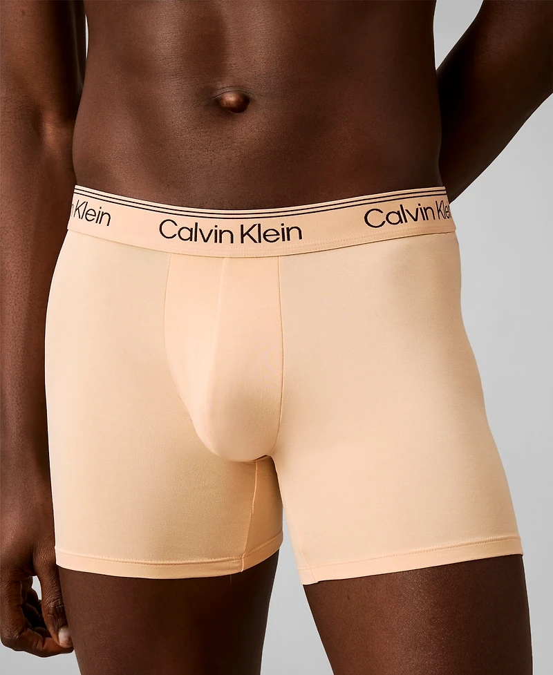 Calvin Klein Men's Microfiber Stretch Boxer Briefs, 4-Pack