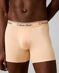Calvin Klein Men's Microfiber Stretch Boxer Briefs, 4-Pack