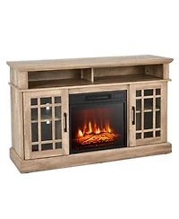 Gouun 48-Inch Electric Fireplace Tv Stand with Remote for TVs Up to 55 Inches