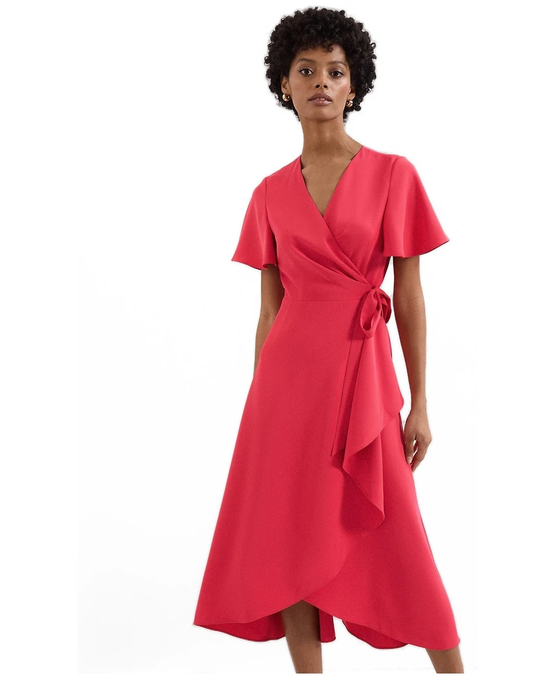 Phase Eight Women's Julissa Short Sleeve Wrap Midi Dress
