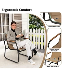 Sugift 3 Pieces Patio Furniture Set Outdoor Bistro Conversation Set