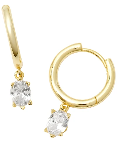 Kendra Scott Cailin Cubic Zirconia Huggie Earrings