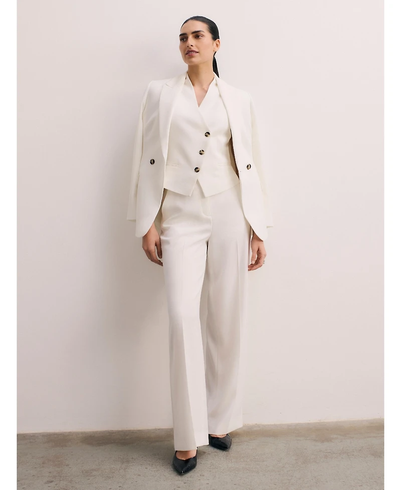 The Fold Women's Romney Clever Crepe Waistcoat