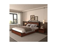 Lucky One Full Bed Frame with 6 Storage Drawers, Storage Headboard with Charging Statio Bed Frame