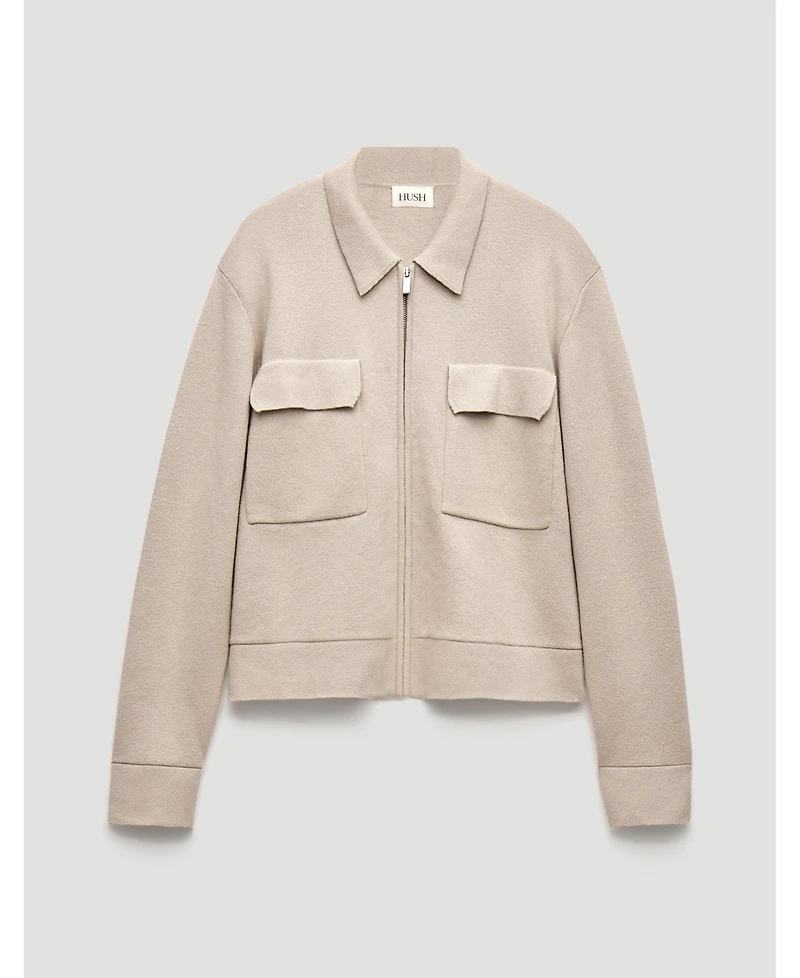 Hush Women's Knitted Zip Front Jacket