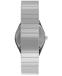 Timex Men's Quartz Analog Silver-Tone Stainless Steel Watch 41mm