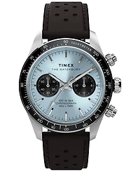 Timex Men's Quartz Chronograph Brown Leather Watch 39mm