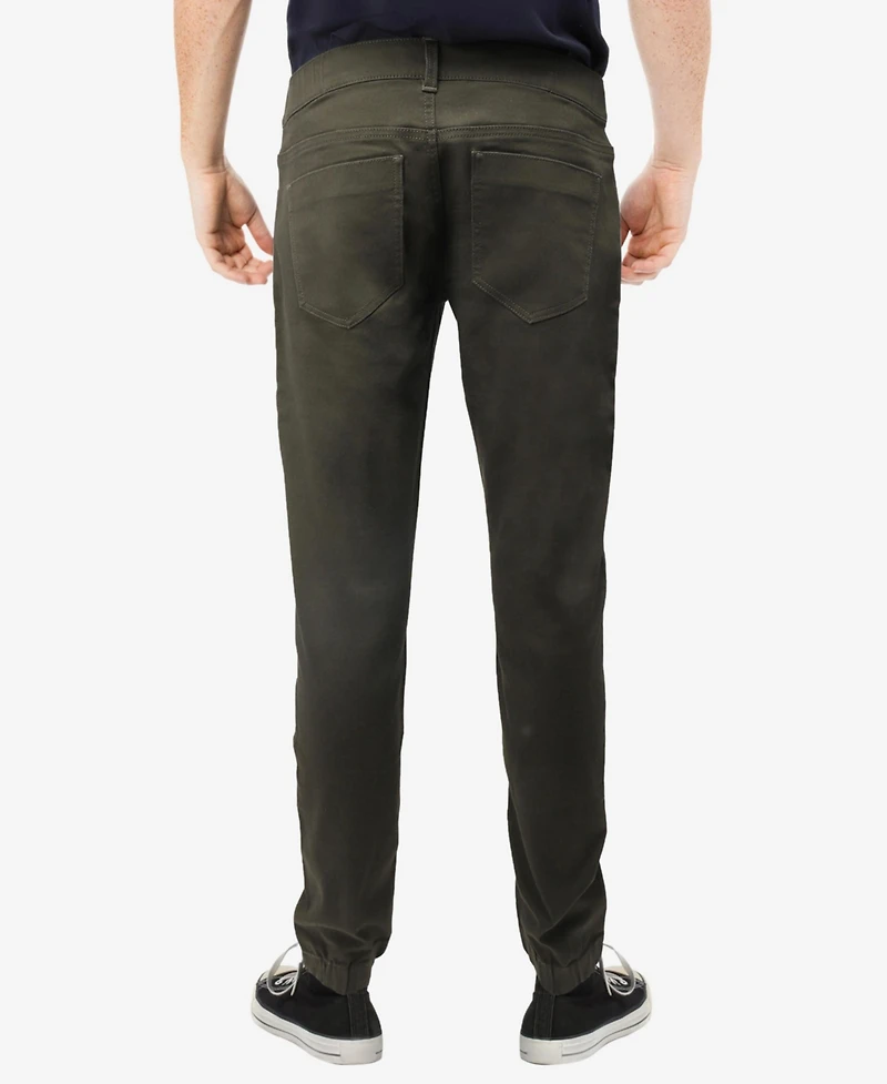 X-Ray Men's Elastic Waist Cuff Twill Pants