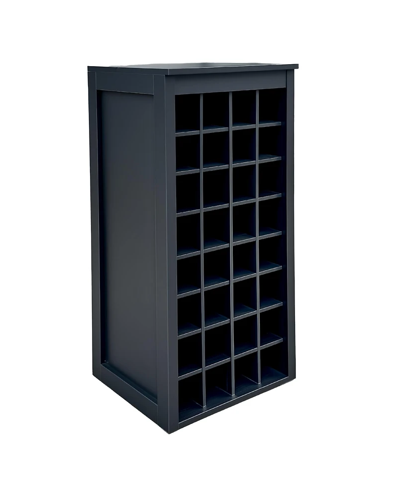 Flynama Modular 32-Bottle Wine Bar Buffet Cabinet