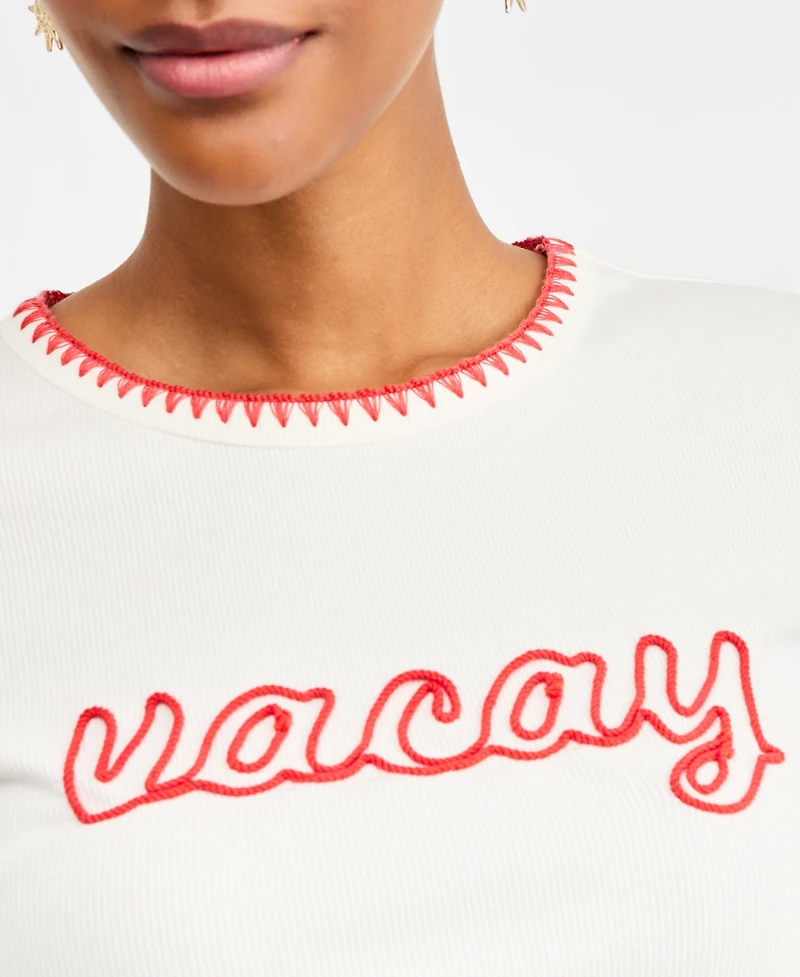 On 34th Women's Short-Sleeve Vacay Graphic T-Shirt, Macy's Exclusive