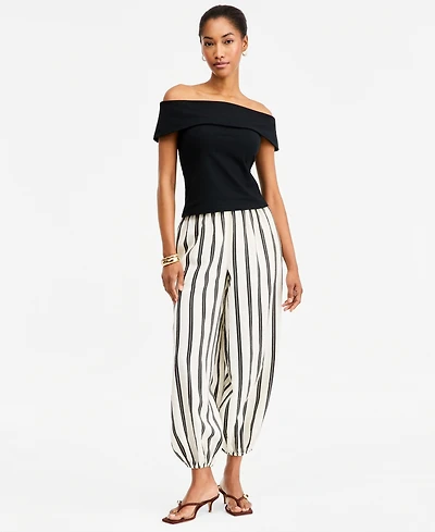 On 34th Women's Textured Balloon Pants, Macy's Exclusive