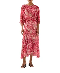 Scalpers Women's Monet Print Mini Skirt