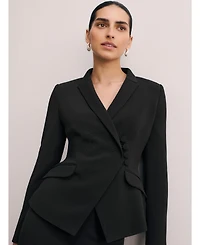 The Fold Women's Forino Clever Crepe Blazer