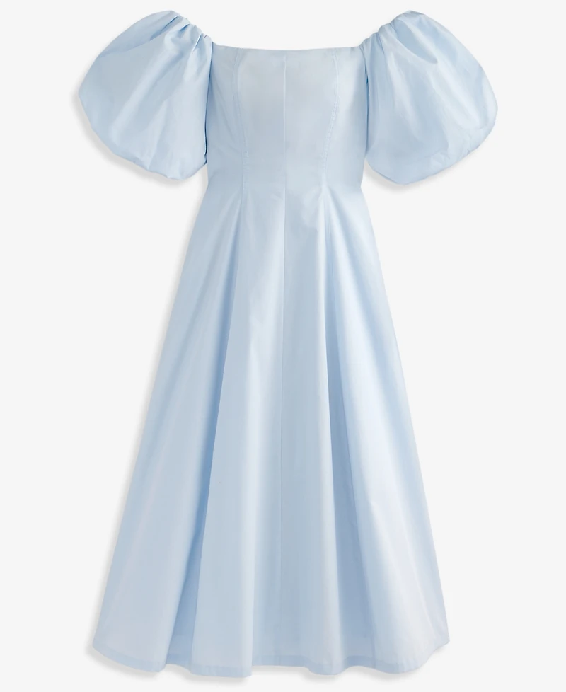 On 34th Women's Off-The-Shoulder Puff-Sleeve Midi Dress, Exclusively at Macy's