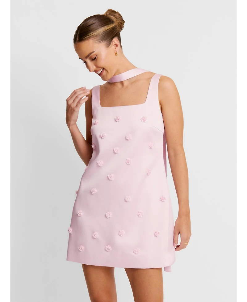 Six Stories Women's Beaded Strappy Mini Dress