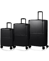 Champs 3-Piece Earth Hardside Luggage Set with Usb