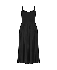 City Chic Women's Maui Shirred Maxi Dress