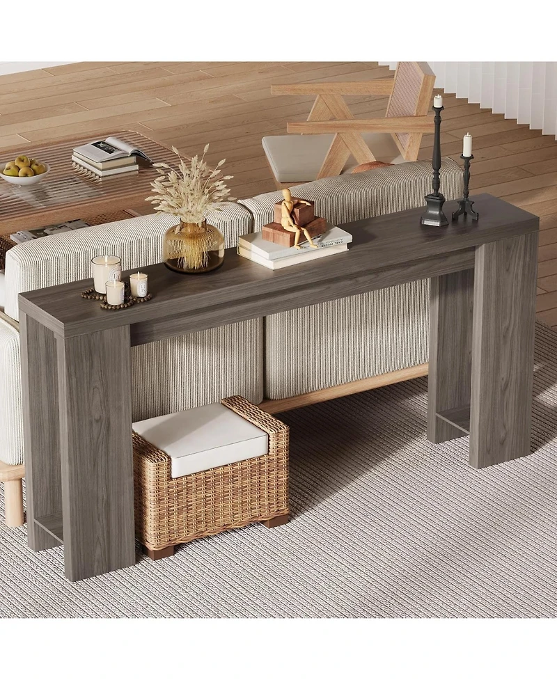 gaomon 70.9 Inch Console Tables for Living Room, Farmhouse Long Narrow Entryway Table for Entrance