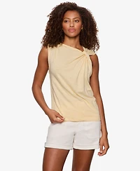 Sanctuary Petite Twisted Muscle Sleeveless T-Shirt